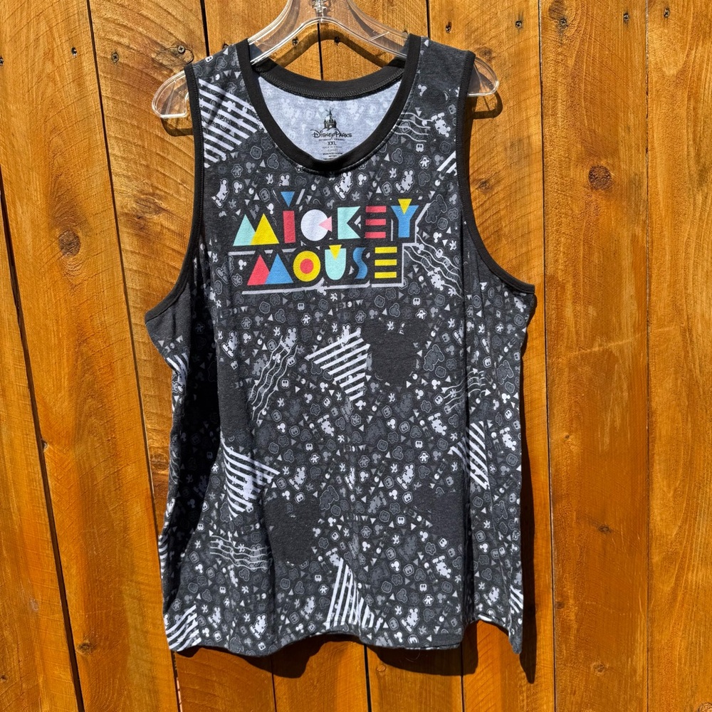 Disney Mickey Mouse Black Tank Top